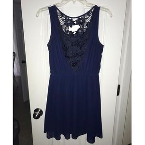 Francesca’s Navy Blue Dress